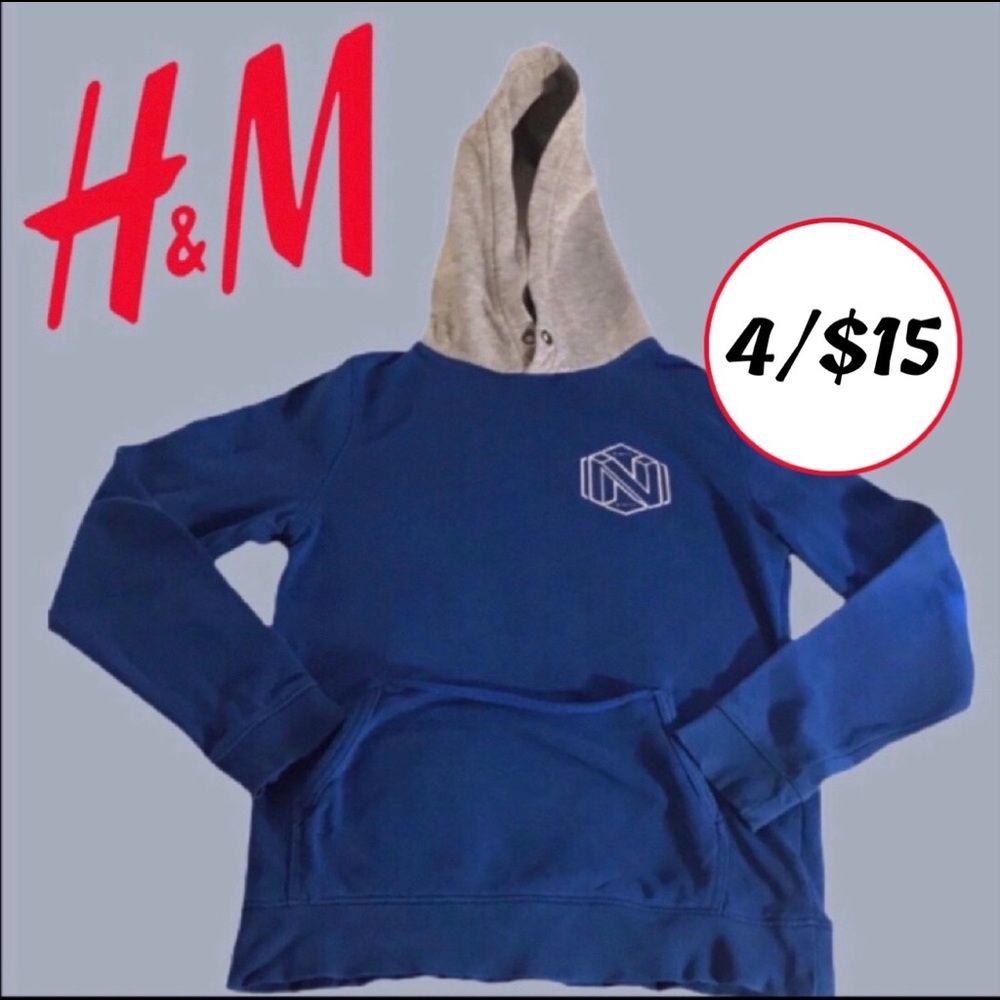 🔵 4/$15 • Cool Blue Pullover Hoodie